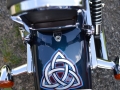 Triquetra design on rear fender