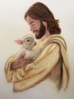 Jesus with a Lamb
